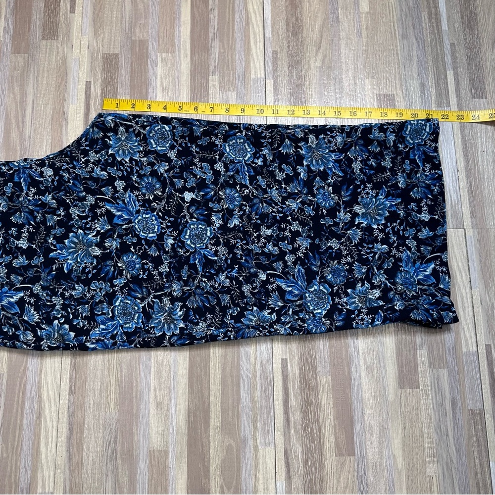 Floral Patterned Wide-Leg Elastic Waist Pants Women’s Size 12 - Picture 7 of 9